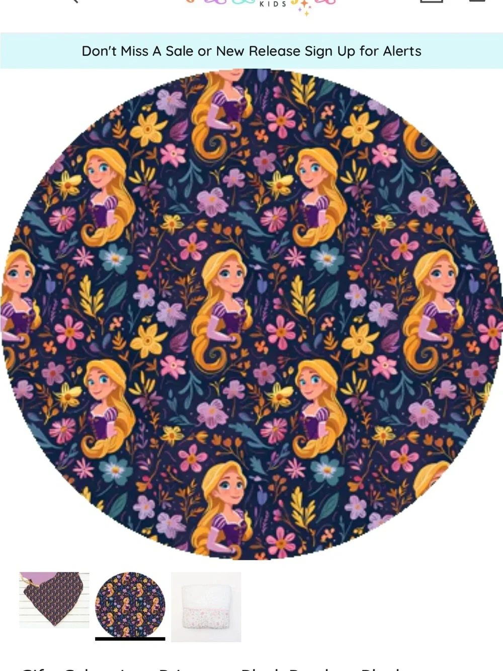 Little snuggles Rapunzel / tangled towel